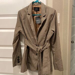 Forever 21 houndstooth blazer large